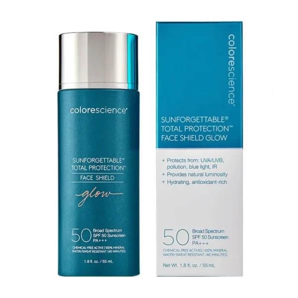 Colorescience sunforgettable® total protection™ face shield glow 55 мл