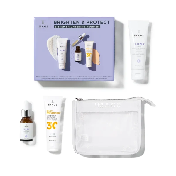 Image Skincare Facial Set Brighten & Protect Kit 3-Step Brightening Regimen