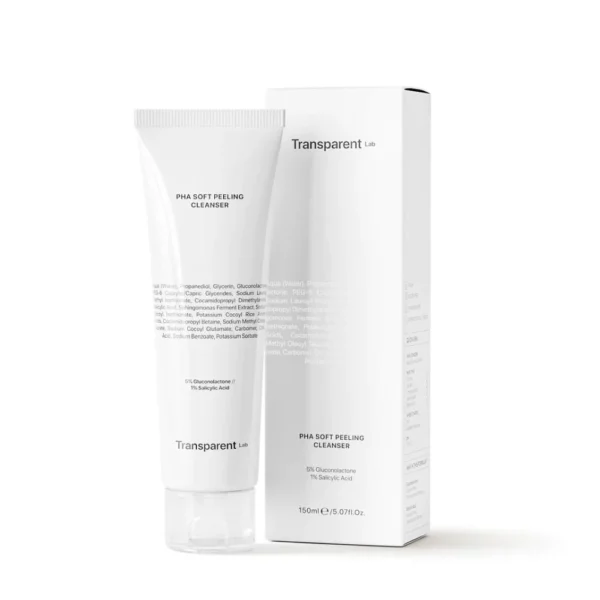 Gel de curatare cu efect exfoliant si PHA, 150 ml - Transparent Lab