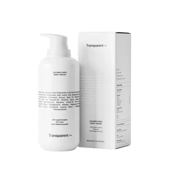 Transparent Lab Calming Urea Body Cream 400 ml Crema calmanta de corp cu Uree