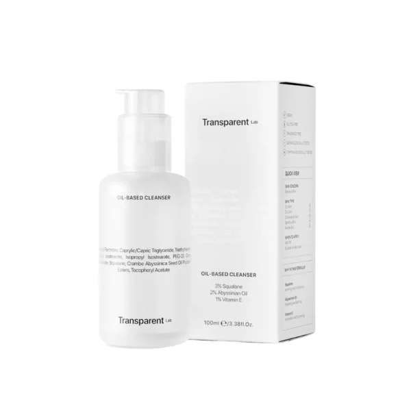 Transparent Lab Oil-based Make-Up Remover 100 ml Demachiant pe baza de ulei cu Squalane 100