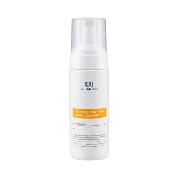 Spuma purifianta anti-imperfectiuni pentru ten gras, Clean-Up, 180ml – CU Skin